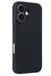Mey İthalat®  iPhone 16 Kılıf Aras Deri Kapak - Siyah