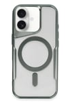Mey İthalat®  iPhone 16 Kılıf Boyi Magsafe Silikon Kapak - Yeşil