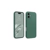 Mey İthalat®  iPhone 16 Kılıf First Silikon - Koyu Yeşil