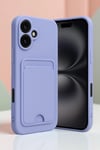 Mey İthalat®  iPhone 16 Kılıf Kelvin Kartvizitli Silikon - Bordo