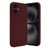 Mey İthalat®  iPhone 16 Kılıf Kelvin Kartvizitli Silikon - Bordo