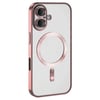 Mey İthalat®  iPhone 16 Kılıf Kross Magneticsafe Kapak - Pembe