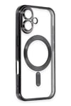 Mey İthalat®  iPhone 16 Kılıf Kross Magneticsafe Kapak - Siyah