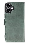 Mey İthalat®  iPhone 16 Kılıf Trend S Plus Kapaklı Kılıf - Yeşil