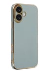 Mey İthalat®  iPhone 16 Kılıf Volet Silikon - Açık Yeşil