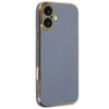 Mey İthalat®  iPhone 16 Kılıf Volet Silikon - Mavi