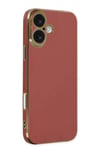 Mey İthalat®  iPhone 16 Kılıf Volet Silikon - Kırmızı