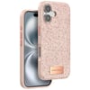Mey İthalat®  iPhone 16 Plus Bright Simli Kapak - Pembe