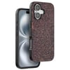 Mey İthalat®  iPhone 16 Plus Bright Simli Kapak - Derin Mor