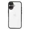 Mey İthalat®  iPhone 16 Plus Kılıf  Lensli Silikon - Siyah