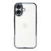 Mey İthalat®  iPhone 16 Plus Kılıf  Lensli Silikon - Açık Mavi