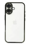 Mey İthalat®  iPhone 16 Plus Kılıf  Lensli Silikon - Yeşil