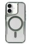 Mey İthalat®  iPhone 16 Plus Kılıf Boyi Magsafe Silikon Kapak - Yeşil
