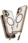 Mey İthalat®  iPhone 16 Plus Kılıf Enka Magsafe Silikon Kılıf - Desert