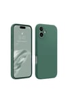 Mey İthalat®  iPhone 16 Plus Kılıf First Silikon - Koyu Yeşil
