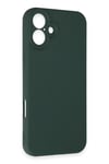 Mey İthalat®  iPhone 16 Plus Kılıf First Silikon - Koyu Yeşil