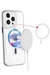 Mey İthalat®  iPhone 16 Plus Kılıf PC Poso Magsafe Kapak - Şeffaf