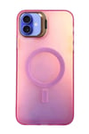Mey İthalat®  iPhone 16 Plus Kılıf Primera Magsafe Standlı Kapak - Pembe