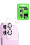 Mey İthalat®  iPhone 16 Plus Raze Metal Kamera Lens - Pembe