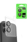 Mey İthalat®  iPhone 16 Plus Raze Metal Kamera Lens - Siyah