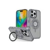 Mey İthalat®  iPhone 16 Pro Banza Magsafe Standlı Kapak - Titan Gri