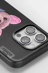 Mey İthalat®  iPhone 16 Pro Cute Desenli Kapak - Siyah