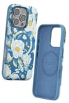 Mey İthalat®  iPhone 16 Pro Flower Series Magsafe Kapak - Mavi