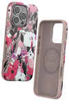Mey İthalat®  iPhone 16 Pro Flower Series Magsafe Kapak - Pembe