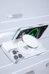 Mey İthalat®  iPhone 16 Pro Gleam PC Sert Magsafe Kılıf - Kahverengi