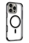 Mey İthalat®  iPhone 16 Pro Hilton Magsafe Kapak - Siyah
