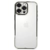 Mey İthalat®  iPhone 16 Pro Kılıf  Lensli Silikon - Gümüş