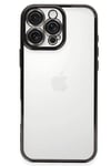 Mey İthalat®  iPhone 16 Pro Kılıf  Lensli Silikon - Siyah
