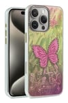 Mey İthalat®  iPhone 16 Pro Kılıf Blade Aynalı Desenli Kapak - Desen 5
