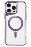 Mey İthalat®  iPhone 16 Pro Kılıf Boyi Magsafe Silikon Kapak - Derin Mor
