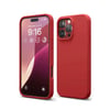 Mey İthalat®  iPhone 16 Pro Kılıf First Silikon - Kırmızı