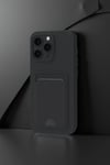 Mey İthalat®  iPhone 16 Pro Kılıf Kelvin Kartvizitli Silikon - Açık Yeşil