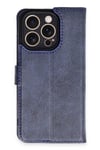 Mey İthalat®  iPhone 16 Pro Kılıf Trend S Plus Kapaklı Kılıf - Lacivert