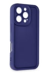 Mey İthalat®  iPhone 16 Pro Kılıf Viera Silikon - Lacivert