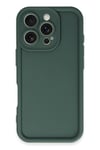 Mey İthalat®  iPhone 16 Pro Kılıf Viera Silikon - Koyu Yeşil