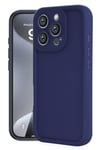 Mey İthalat®  iPhone 16 Pro Kılıf Viera Silikon - Lacivert