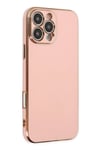 Mey İthalat®  iPhone 16 Pro Kılıf Volet Silikon - Pembe