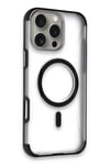 Mey İthalat®  iPhone 16 Pro Max Hilton Magsafe Kapak - Siyah