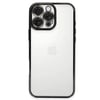 Mey İthalat®  iPhone 16 Pro Max Kılıf  Lensli Silikon - Siyah