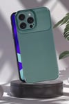 Mey İthalat®  iPhone 16 Pro Max Kılıf Auto Focus Karbon Kapak - Koyu Yeşil