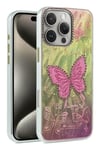 Mey İthalat®  iPhone 16 Pro Max Kılıf Blade Aynalı Desenli Kapak - Desen 5