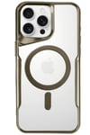 Mey İthalat®  iPhone 16 Pro Max Kılıf Boyi Magsafe Silikon Kapak - Çöl Titanyum