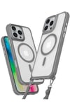 Mey İthalat®  iPhone 16 Pro Max Kılıf Enka Magsafe Silikon Kılıf - Titan Gri