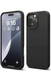 Mey İthalat®  iPhone 16 Pro Max Kılıf First Silikon - Siyah