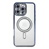 Mey İthalat®  iPhone 16 Pro Max Kılıf Joke Simli Magneticsafe Kılıf - Lacivert