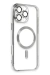 Mey İthalat®  iPhone 16 Pro Max Kılıf Kross Magneticsafe Kapak - Gümüş